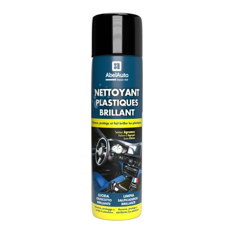 Nettoyant plastiques brillant